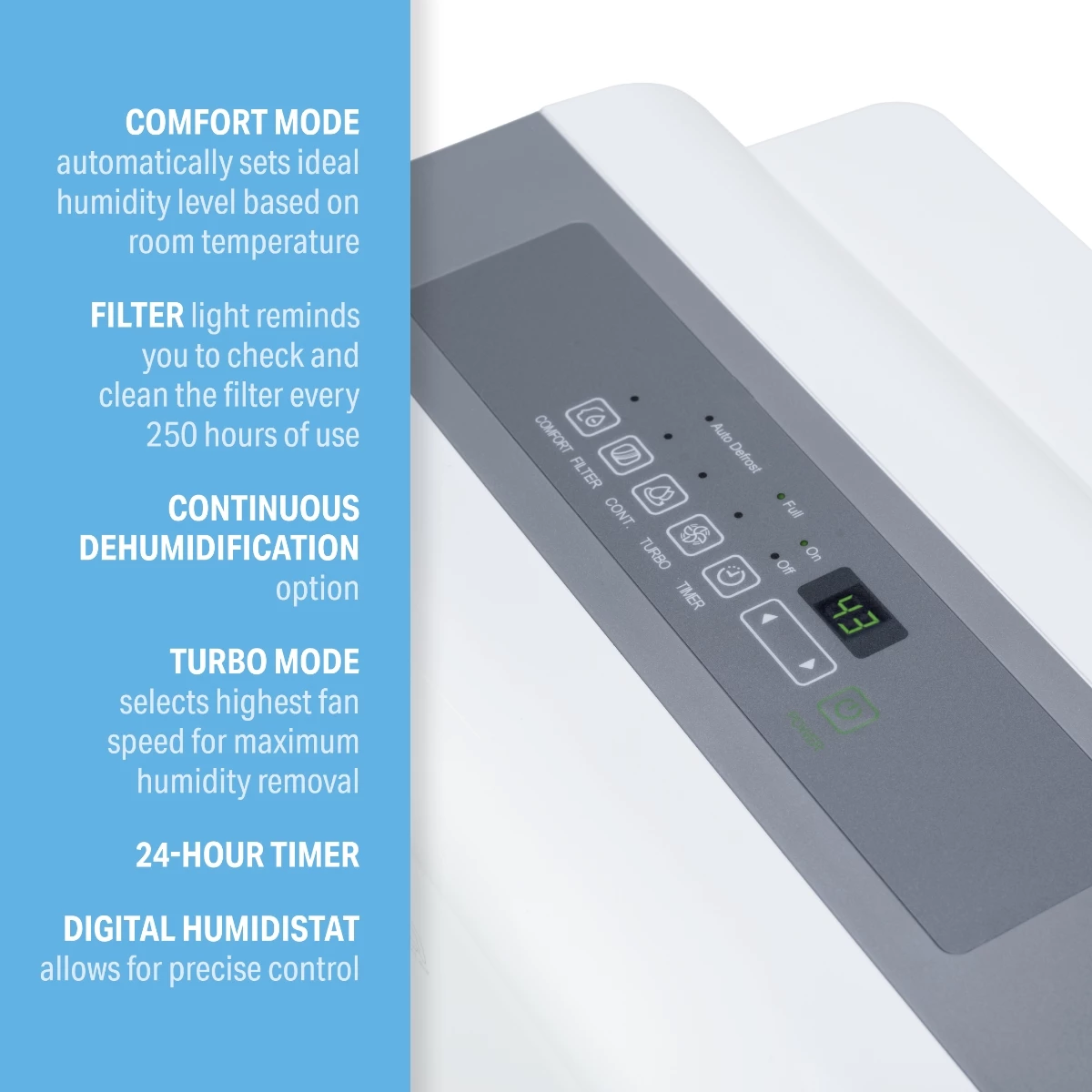 Perfect Aire 50-Pint Flat Panel Energy Star Dehumidifier MODEL #: 2PFD50 5 Perfect Aire 50-Pint Flat Panel Energy Star Dehumidifier MODEL #: 2PFD50 - Image 3