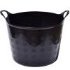 Tuff Stuff Multi Purpose Flexible Flex Black Tub, 4.2 Gallon -Home Sales Store f4 bk 1