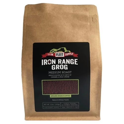 L&M Supply 12 oz Ground Coffee, Iron Range Grog 3 L&M Supply 12 oz Ground Coffee, Iron Range Grog