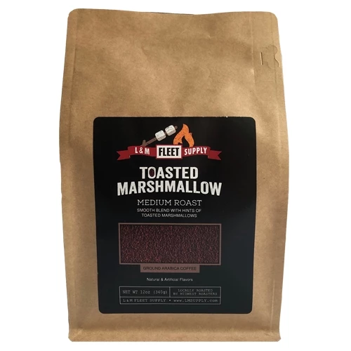 L&M Supply 12 oz Ground Coffee, Toasted Marshmallow 3 L&M Supply 12 oz Ground Coffee, Toasted Marshmallow