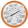 Taylor 13.25" Thermometer -Home Sales Store orange 1 2