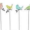 Alpine 15" Metal Bird Garden Stakes - Assorted -Home Sales Store qel254abb