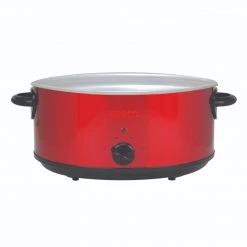 Nesco 6 Qt. Analog Metallic Red Slow Cooker -Home Sales Store sc 6 22 3 10x10