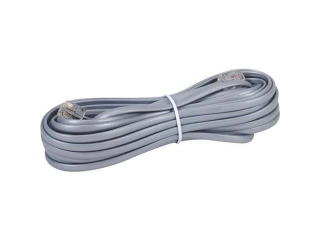 Audiovox 25 Foot Modular Standard Phone Cord 4 Audiovox 25 Foot Modular Standard Phone Cord - Image 2