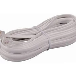 Audiovox 25 Foot Modular Standard Phone Cord 7 Audiovox 25 Foot Modular Standard Phone Cord -Home Sales Store tp243whr