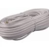 Audiovox TP443WHR 50 Foot 6-Wire White Telephone Line -Home Sales Store tp443whr