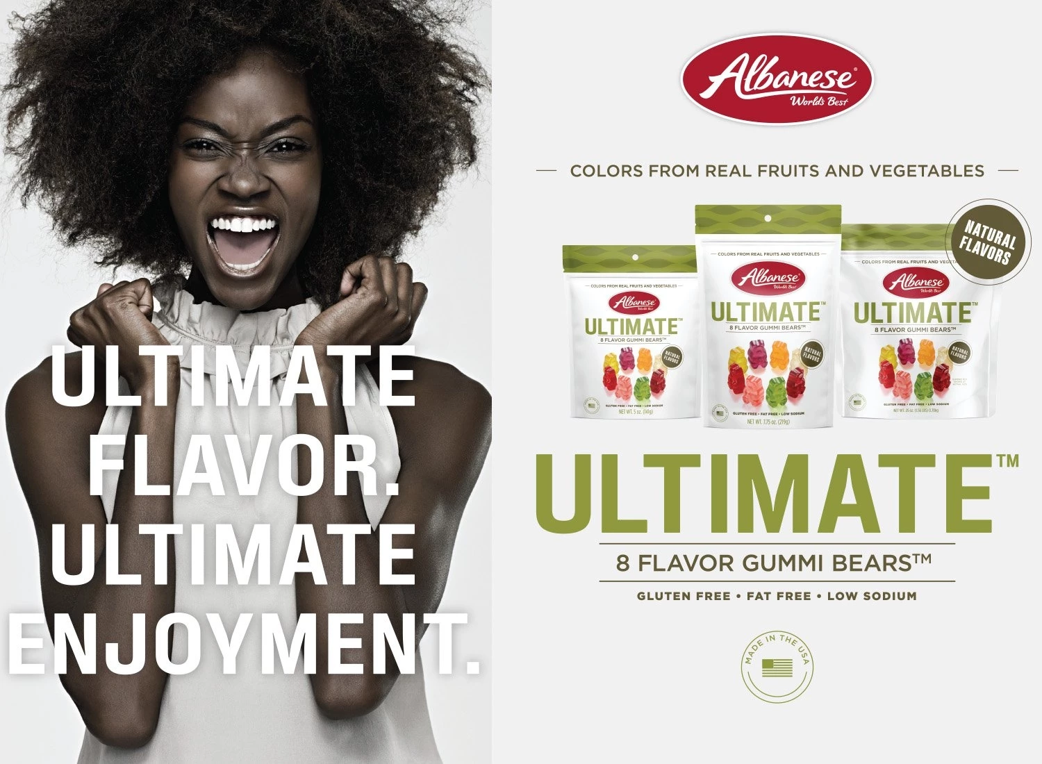 Albanese Ultimate™ 8 Flavor Gummi Bears™ 7.75oz Gusset Bag 6 Albanese Ultimate™ 8 Flavor Gummi Bears™ 7.75oz Gusset Bag - Image 4