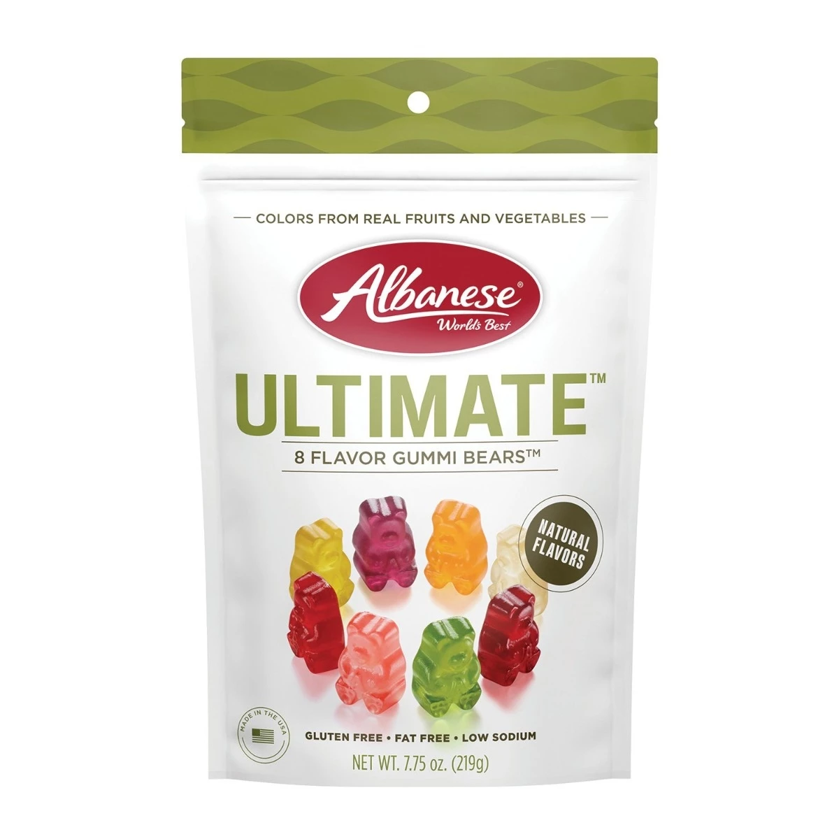 Albanese Ultimate™ 8 Flavor Gummi Bears™ 7.75oz Gusset Bag 3 Albanese Ultimate™ 8 Flavor Gummi Bears™ 7.75oz Gusset Bag